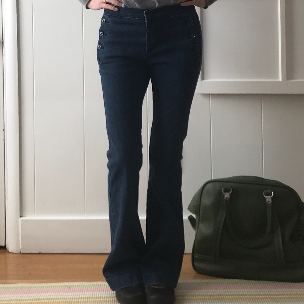 Banana Republic Premium Denim Sailor Jeans